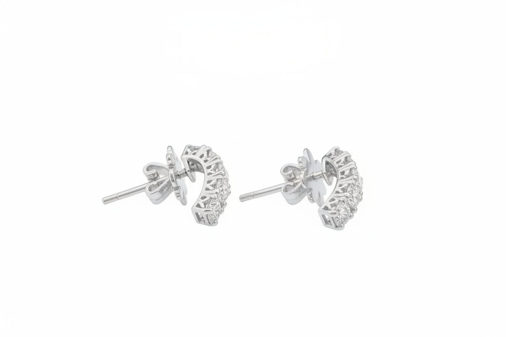 Impimo 1.1 CT (Pair) Lab-Grown Diamond Round Cut Earrings