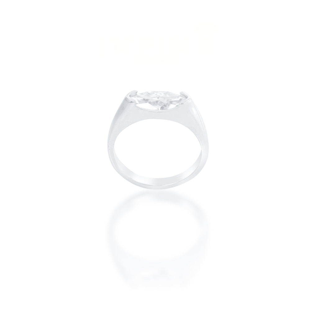Impimo 1/2 CT Moissanite Marquise Cut Ring