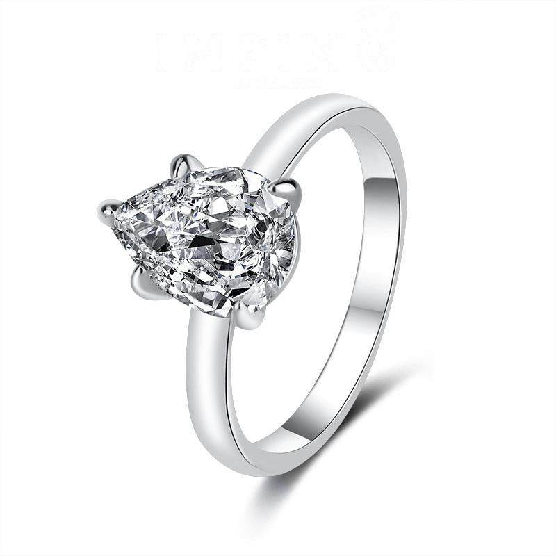 Impimo 1/2 CT Moissanite Multiple Shape Ring