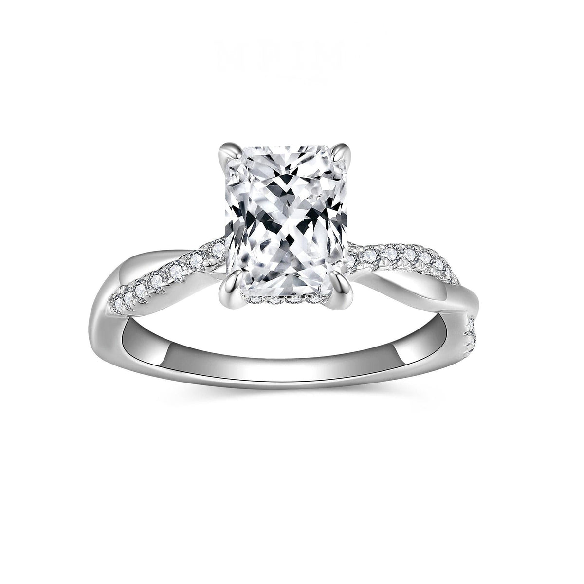 Impimo 2 CT Moissanite Multiple Shape Ring