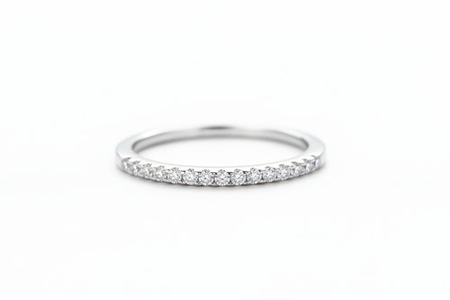 Impimo 0.25 CT Moissanite Round Cut Ring