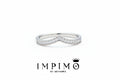 Impimo 0.15 CT Moissanite Round Cut Ring