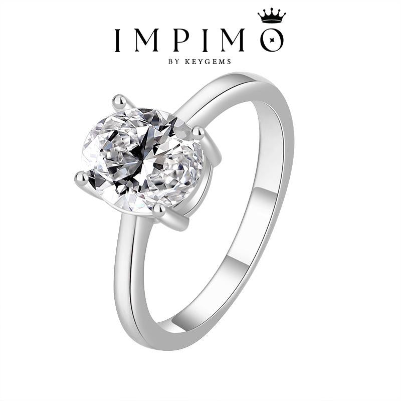 Impimo 1/2 CT Moissanite Multiple Shape Ring