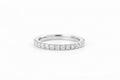 Impimo 0.9 CT Moissanite Round Cut Ring