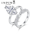 Impimo 3 CT Moissanite Marquise Cut Ring