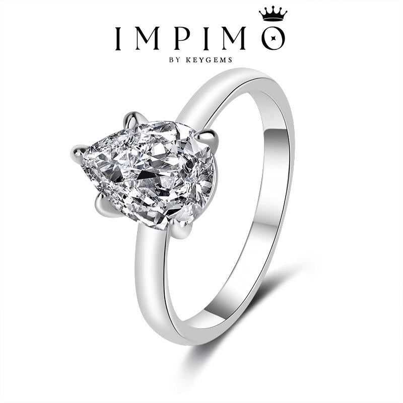 Impimo 1/2 CT Moissanite Multiple Shape Ring