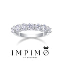 Impimo Lab-Grown Diamond Round Cut Ring & Tennis Bracelet