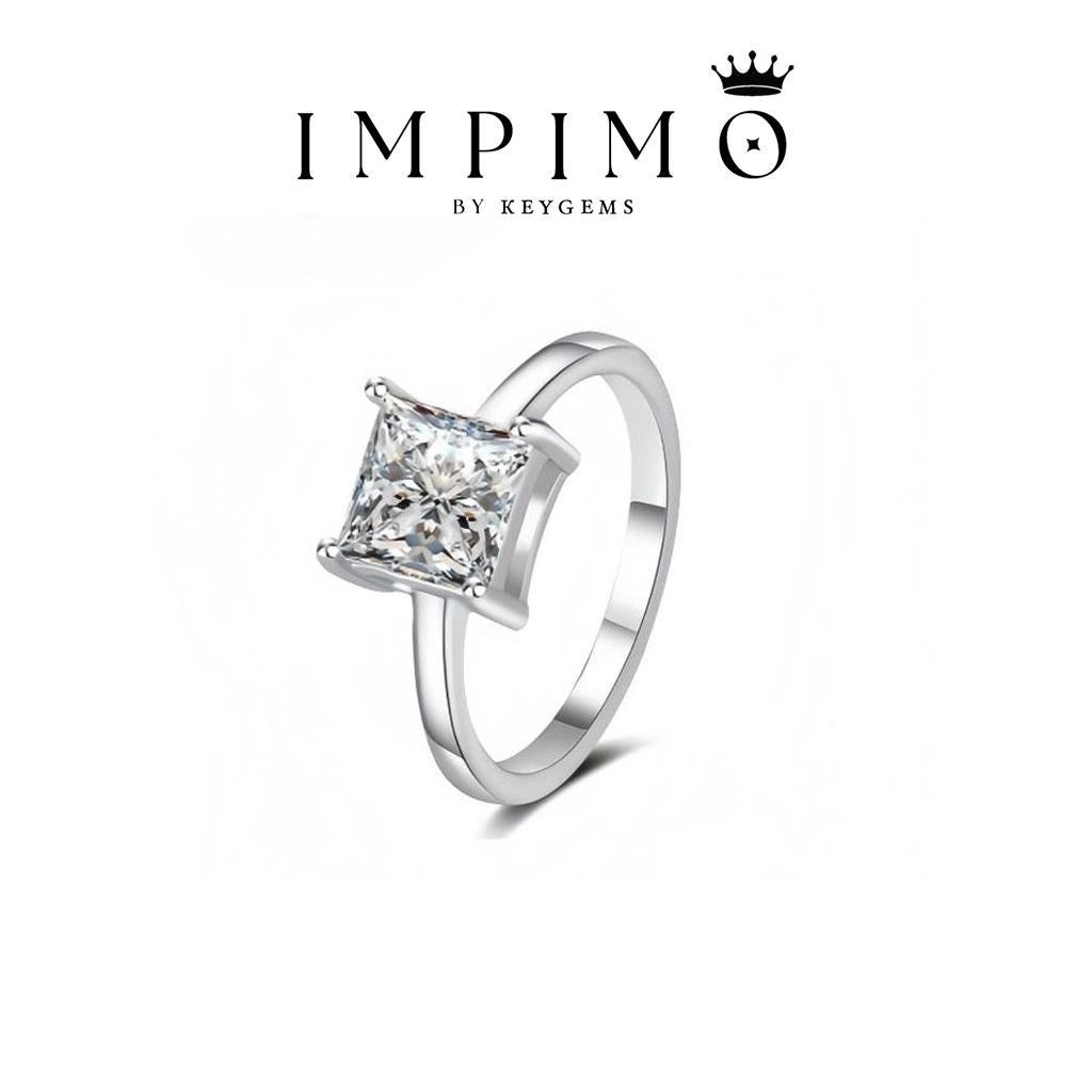 Impimo 1/2 CT Moissanite Multiple Shape Ring