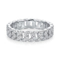 Impimo 0.45 CT Moissanite Round Cut Ring