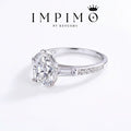 Impimo Moissanite 1.5 CT Pear Cut Ring