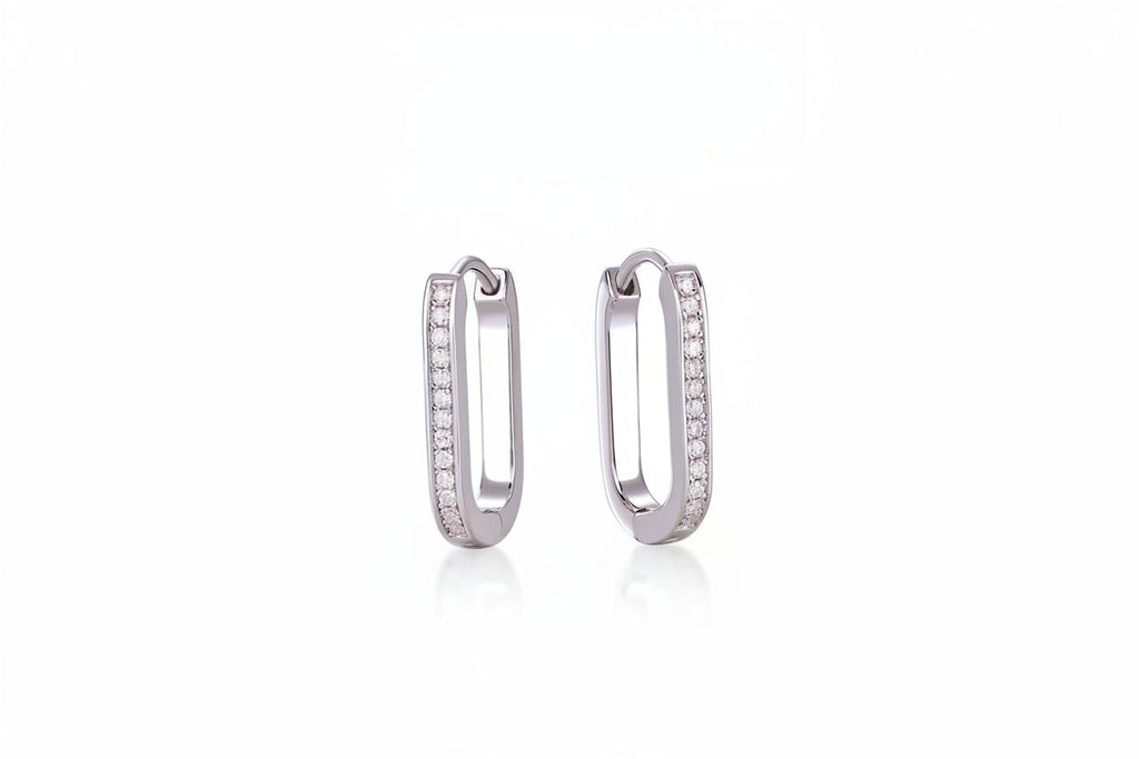 Impimo 0.15 CT (Total) Moissanite Round Cut Earrings