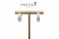 Impimo 0.2 CT (Pair) Moissanite Round Cut Earrings