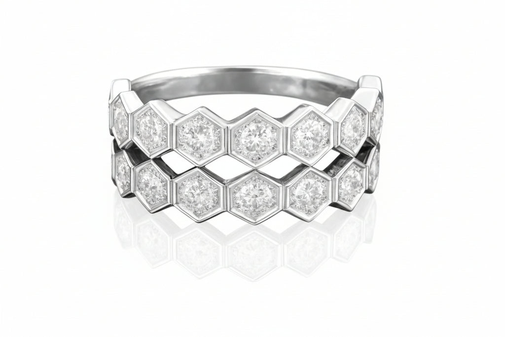 Impimo 0.7 CT Lab-Grown Diamond Round Cut Ring