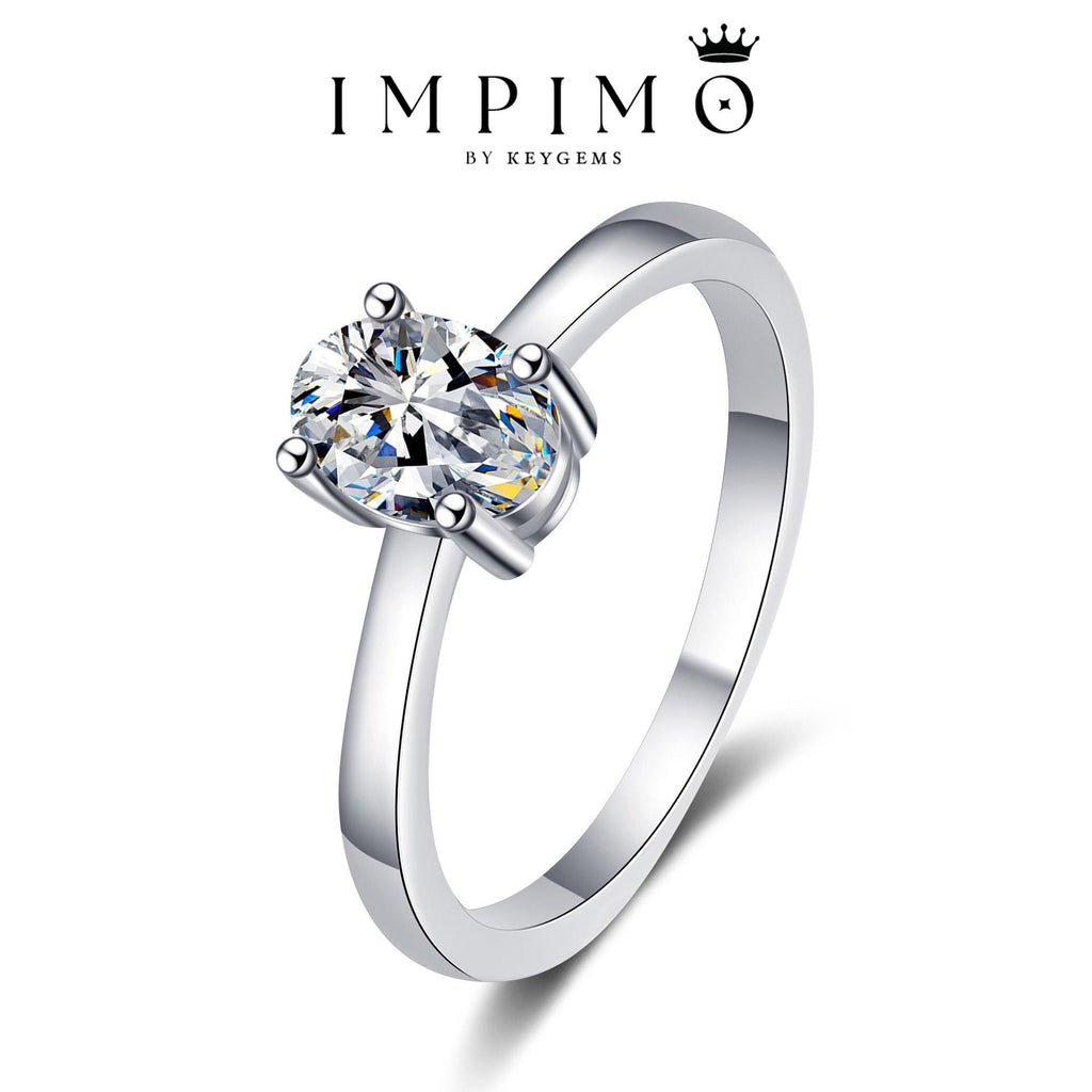 Impimo 1/2 CT Lab-Grown Diamond Round Multi Shapes Ring