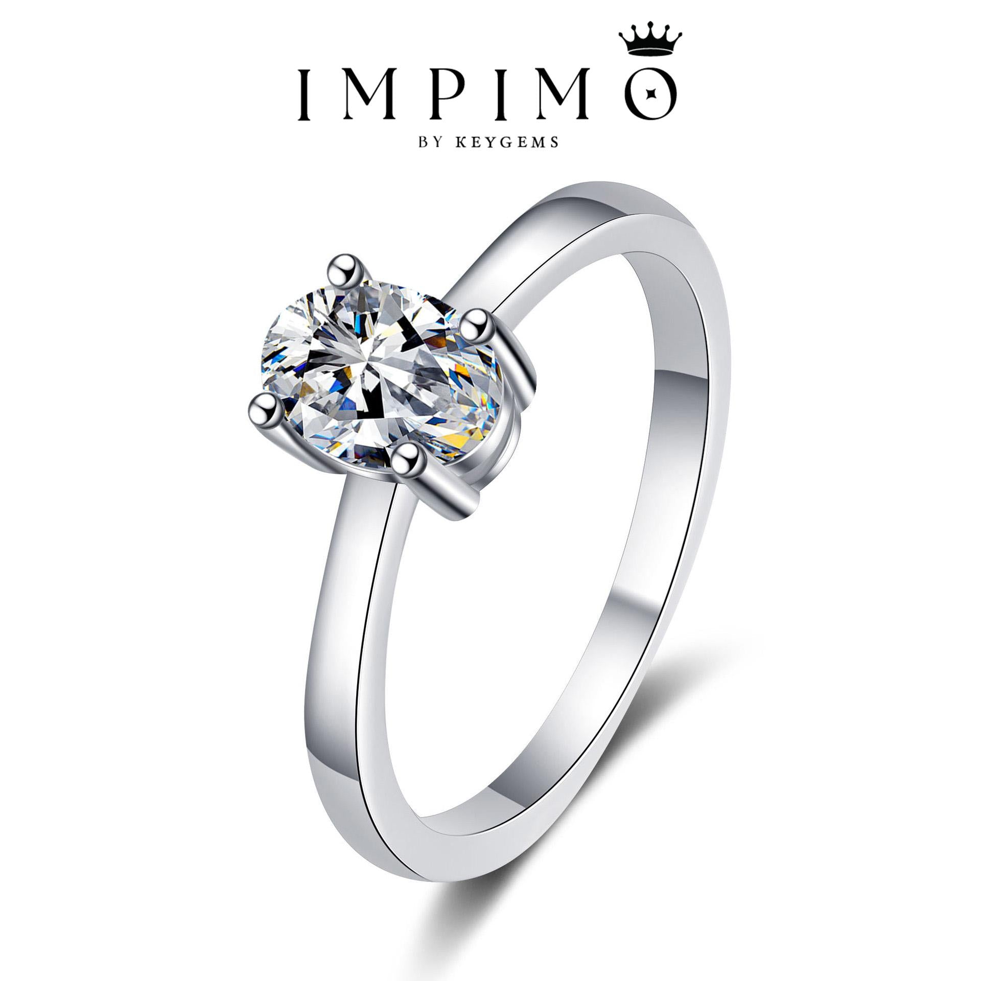 Impimo 1/2 CT Lab-Grown Diamond Round Multi Shapes Ring