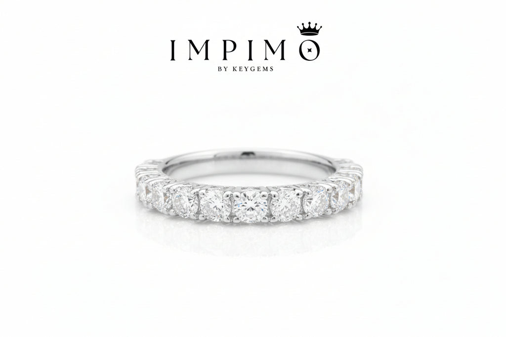 Impimo 1.3 CT Lab-Grown Diamond Round Cut Ring