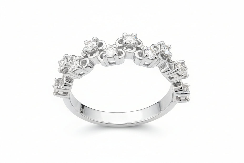 Impimo 0.5 CT Lab-Grown Diamond Round Cut Ring