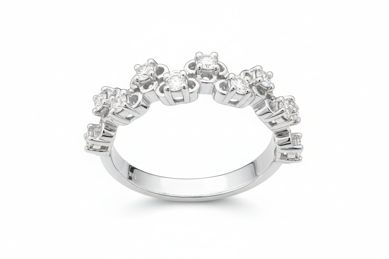 Impimo 0.5 CT Lab-Grown Diamond Round Cut Ring