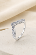 Impimo Lab-Grown Diamond Round Cut Ring & Tennis Bracelet - 925 Sterling Silver with 18K White Gold Plating | display view on ivory linen